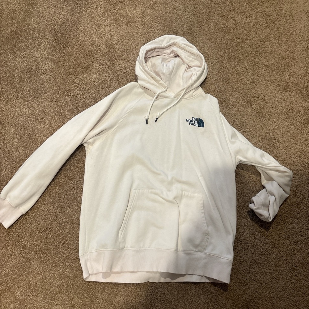The North Face white Pullover Hoodie